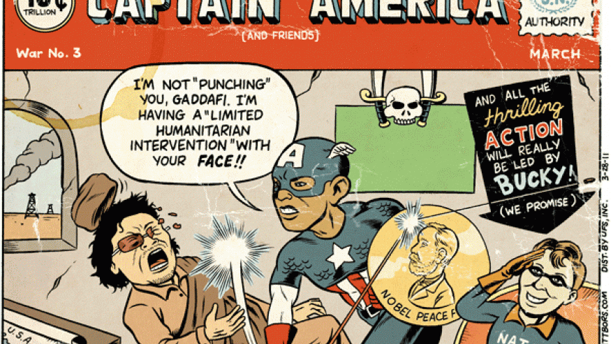 Captain America cartoon