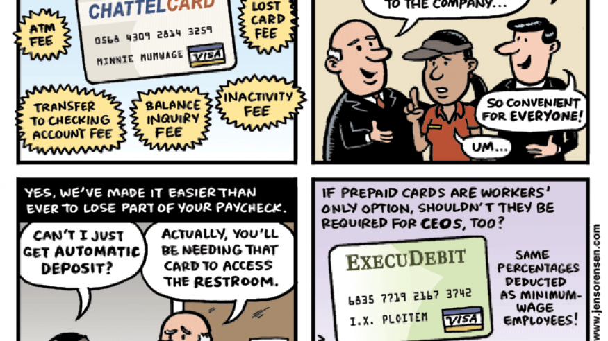 Paycheck Swipe cartoon